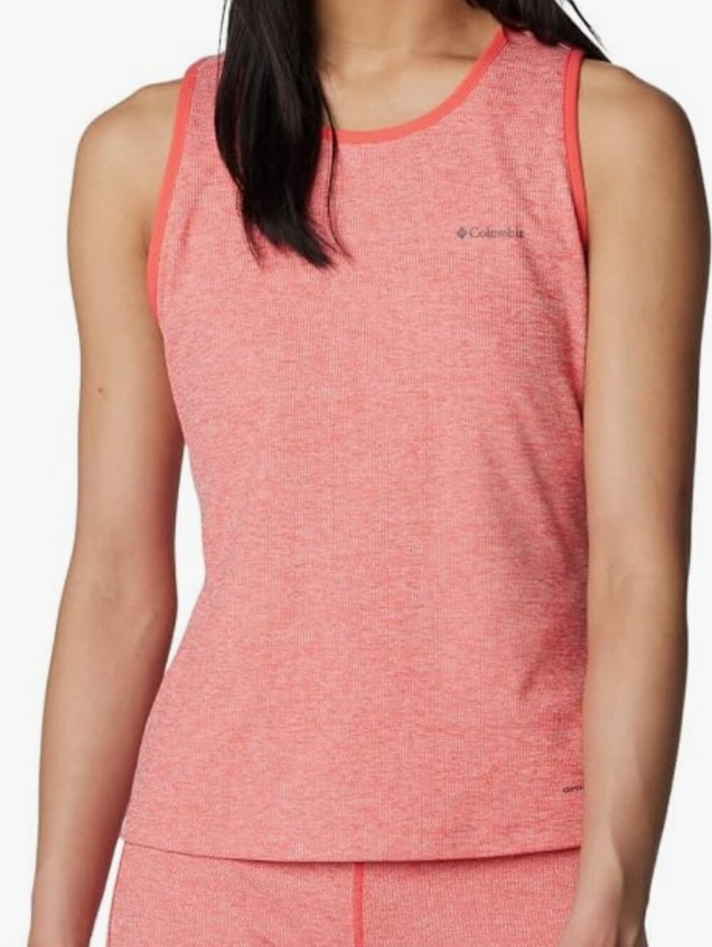 Columia Omni Wick Ribbed Move Tank With Shelf Bra